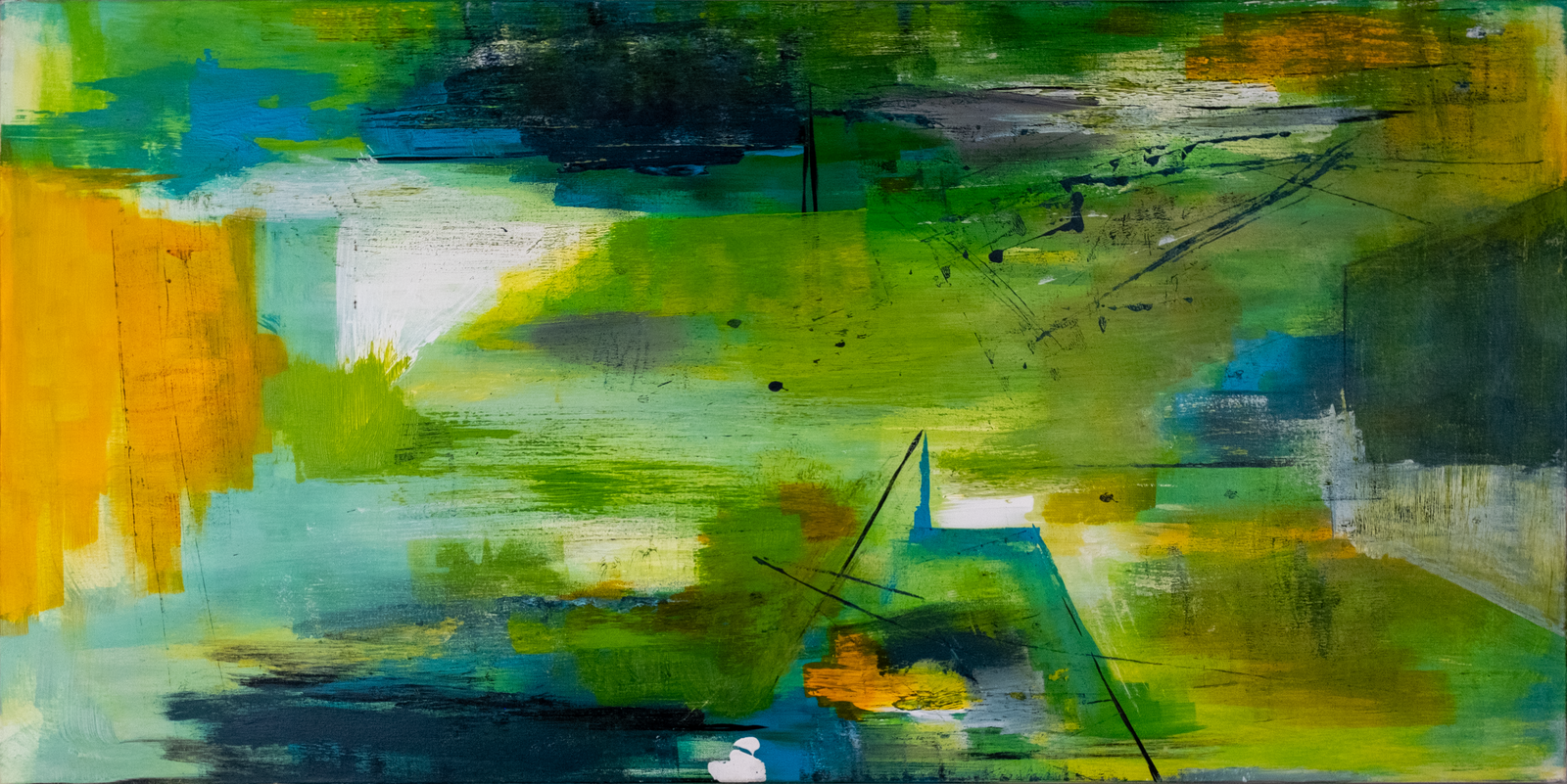 Working though a shape and color dilemma and finding it to reveal a moment of tranquility and room to just be
